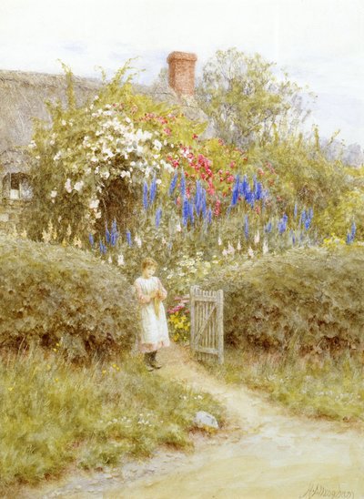 コテージゲート 作： Helen Allingham